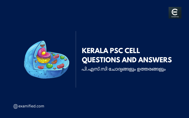 Kerala PSC Cell Questions and Answers - പി.എസ്.സി കോശങ്ങൾ  ചോദ്യങ്ങളും ഉത്തരങ്ങളും