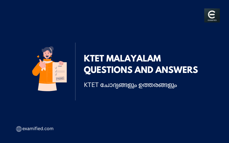 KTET Malayalam Questions and Answers