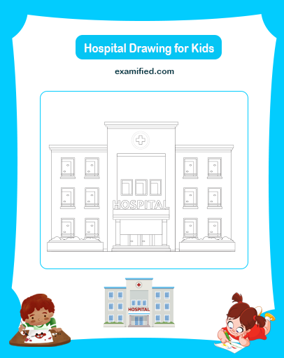 Colouring the Drawing of a Hospital