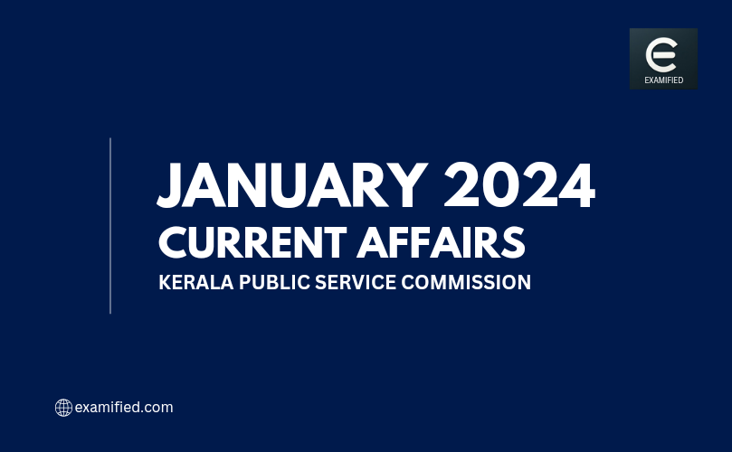 January 2024 Current Affairs in Malayalam