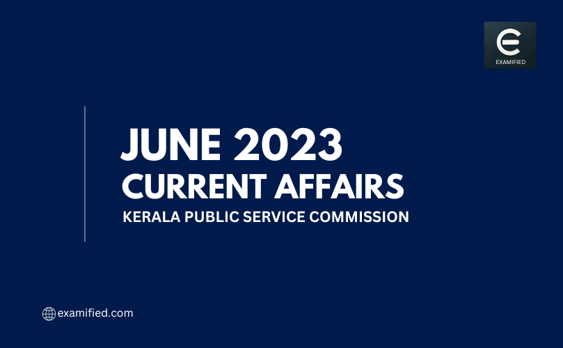 June 2023 Current Affairs in Malayalam